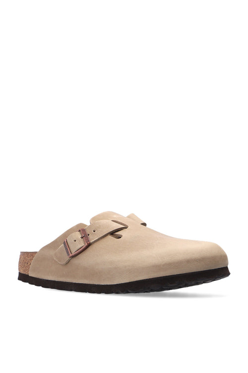 Birkenstock Boston Waxed Leather Slippers
