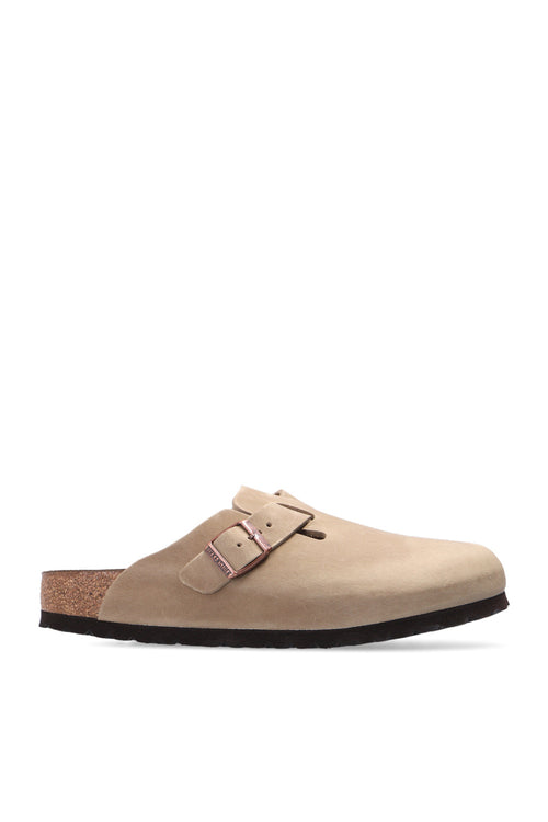 Birkenstock Boston Waxed Leather Slippers